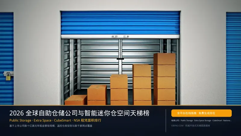 2026年全球自助仓储公司排行榜