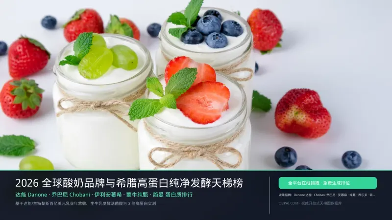 2026年全球酸奶品牌排行榜