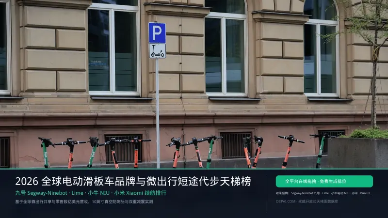 2026年全球电动滑板车品牌排行榜