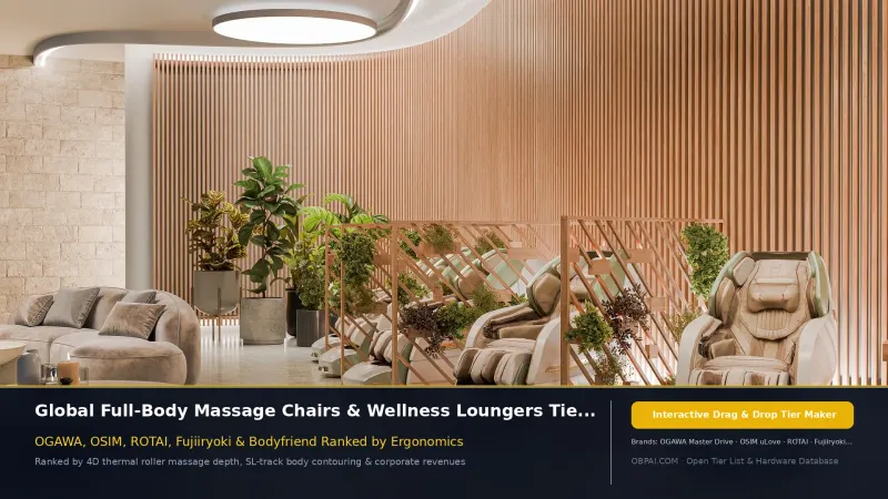 Global Massage Chair Brands of 2026