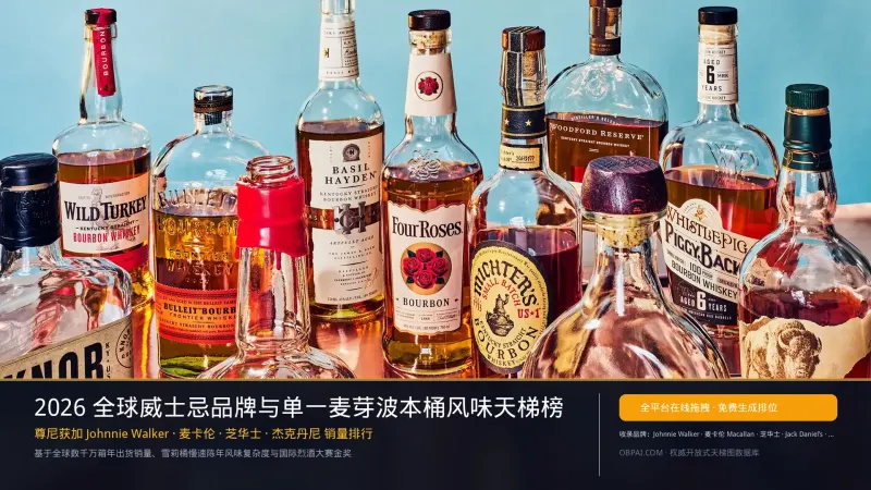 2026年全球威士忌品牌排行榜