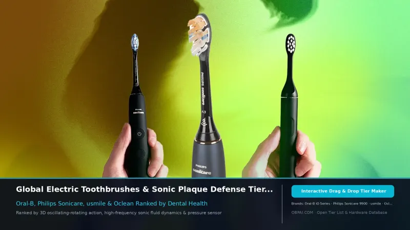 Global Electric Toothbrush Brands of 2026