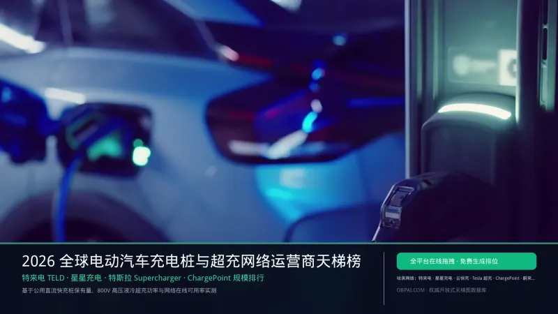 2026年全球充电桩运营商排行榜