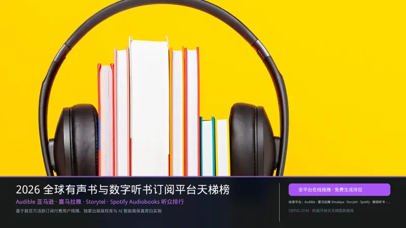 2026年全球有声书平台排行榜