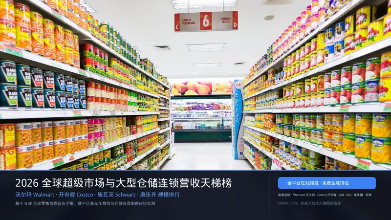 2026年全球超市连锁排行榜