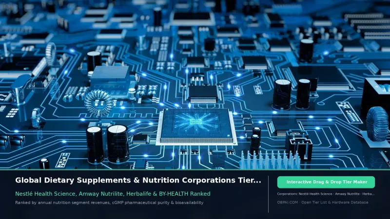 Global Supplement Companies of 2026