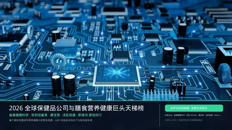 2026年全球保健品公司排行榜