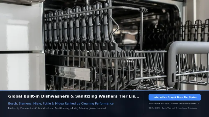 Global Dishwasher Brands of 2026