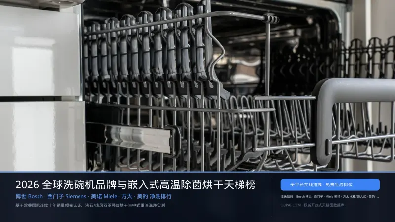 2026年全球洗碗机品牌排行榜