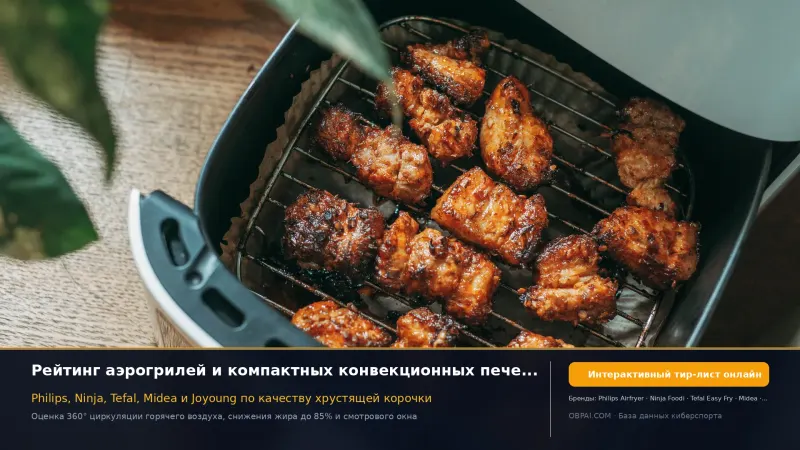 Глобальные бренды аэрогрилей 2026