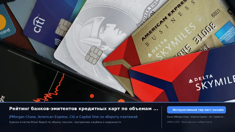 Глобальные эмитенты кредитных карт 2026 - 天梯图与数据榜单