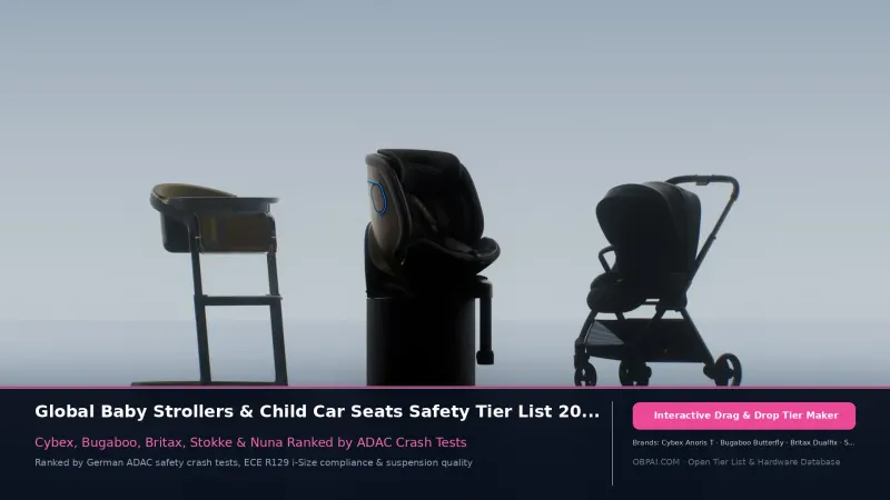 Global Baby Strollers & Car Seats Brands Tier List 2026