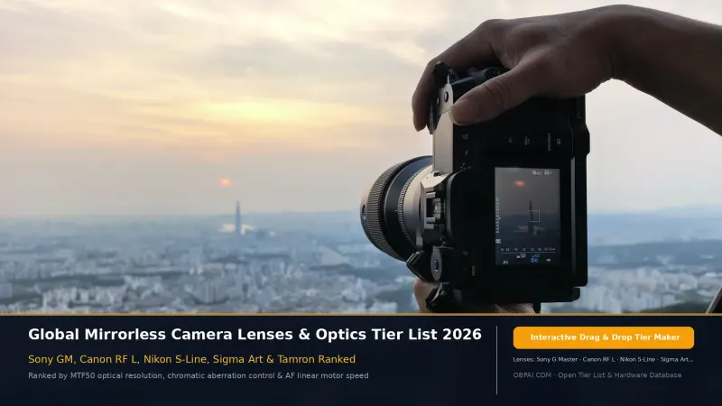 Global Camera Lens Brands Tier List 2026