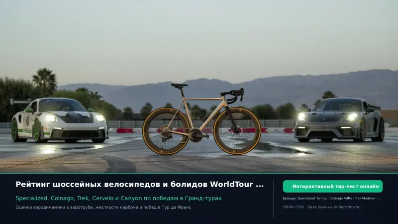 Рейтинг мировых брендов шоссейных велосипедов 2026