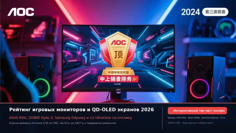 Рейтинг производителей игровых мониторов 2026