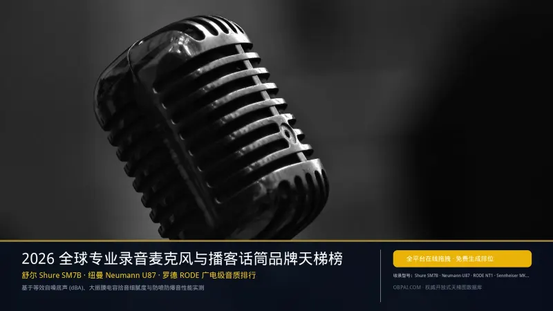 2026年全球专业录音麦克风品牌排行榜