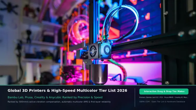 Global 3D Printers Brands