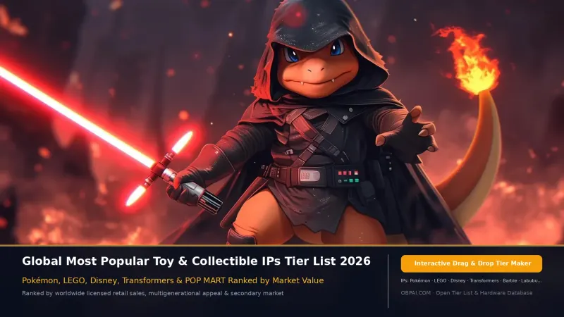 Global Most Popular Toy IPs