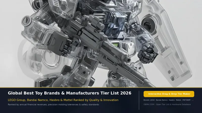 Global Best Toy Brands Tier List 2026