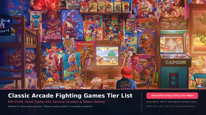 Classic Arcade Fighting Games Tier List