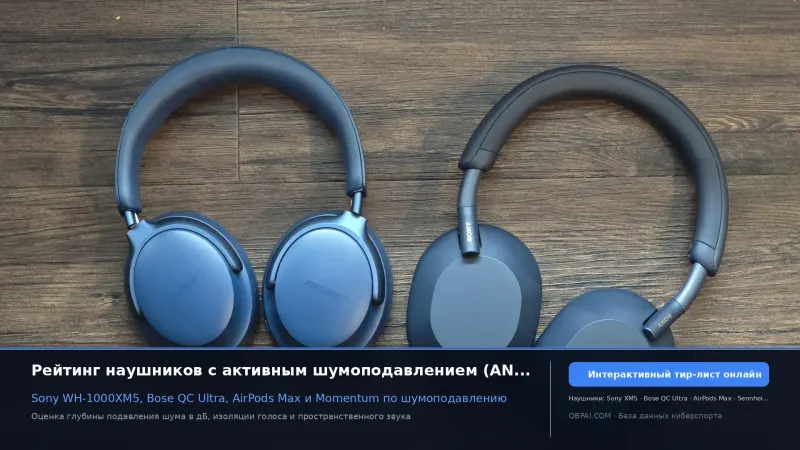 Рейтинг ANC наушников и TWS