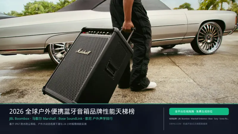 全球户外便携蓝牙音箱品牌排行榜
