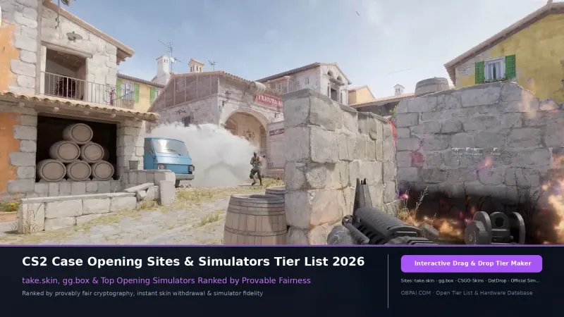 CS2 Case Opening Sites & Simulators Tier List 2026