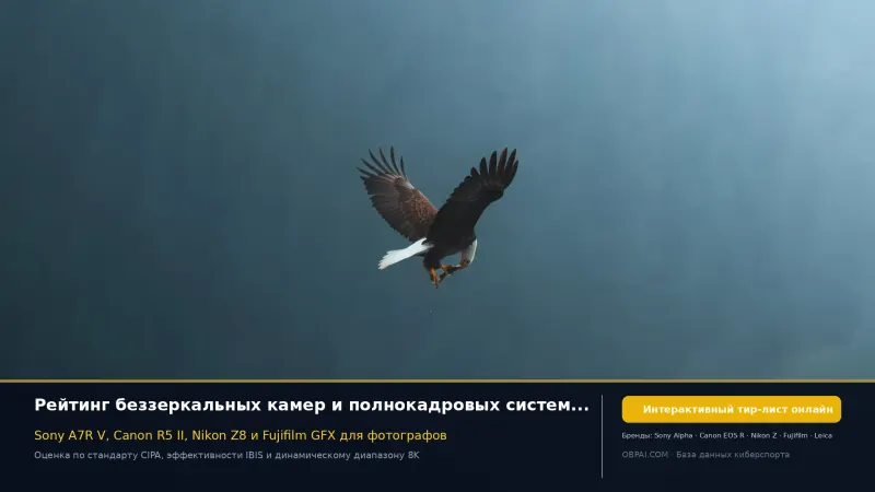 Рейтинг беззеркальных камер