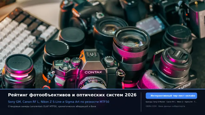 Рейтинг объективов