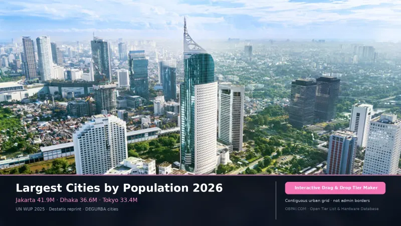 Largest Cities by Population