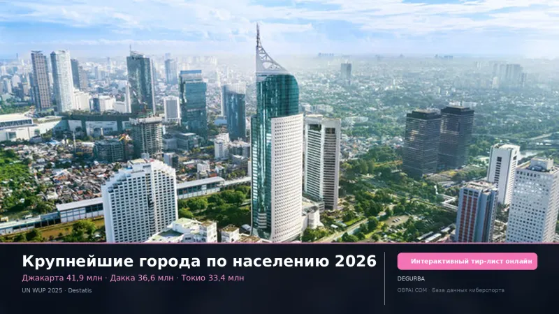 Крупнейшие города по населению