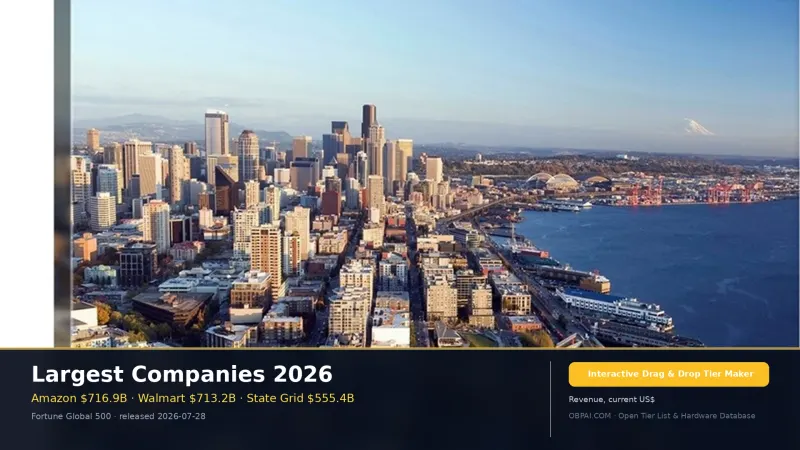 Largest Companies by Revenue