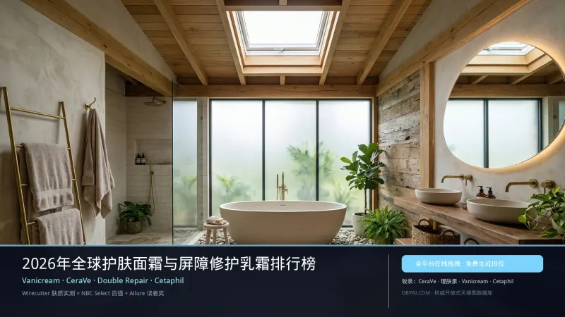 全球护肤面霜与屏障修护乳霜排行榜