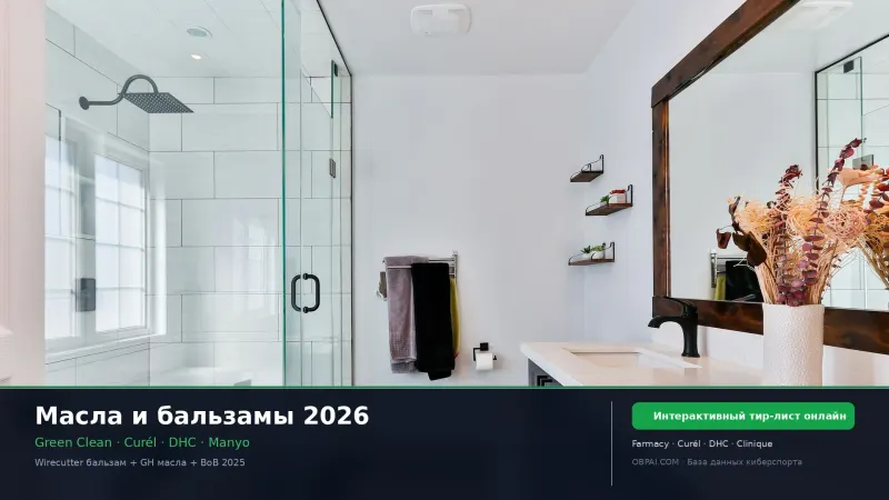Масла и бальзамы для снятия макияжа 2026