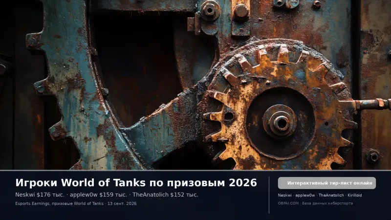 Игроки World of Tanks по призовым 2026