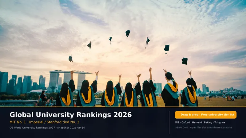 Global Universities Tier List 2026