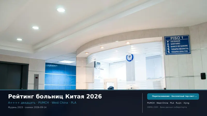 Тир-лист больниц Китая 2026