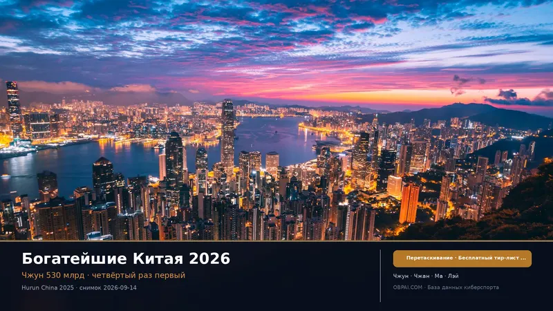 Тир-лист богачей Китая 2026