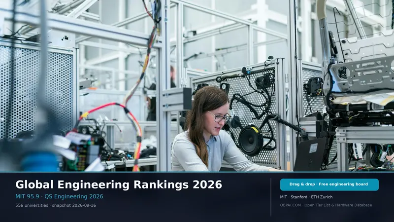Global Engineering Tier List 2026