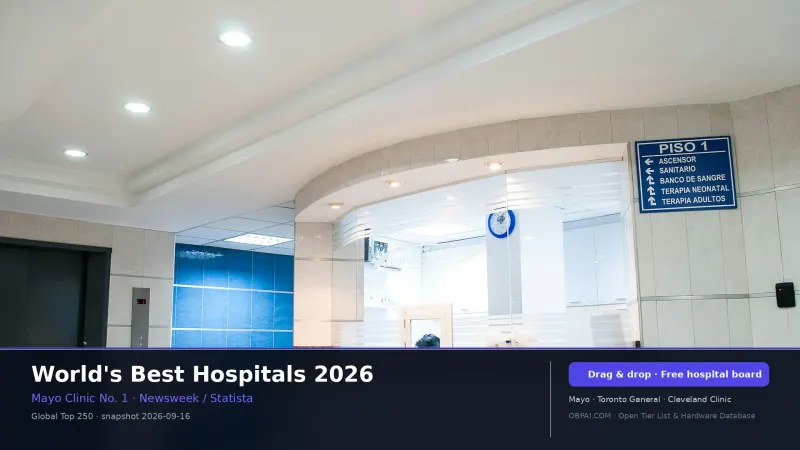 Global Hospitals Tier List 2026