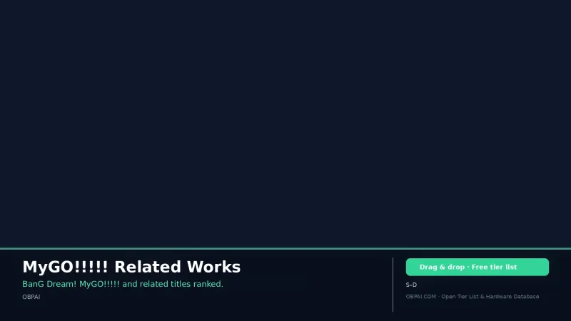 MyGO!!!!! Related Works